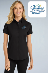 Kantours - Port Authority ®  Women's Short Sleeve Easy Care  Shirt.  L508