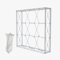 8ft SEG Backlit Popup Display – Illuminated Trade Show Wall