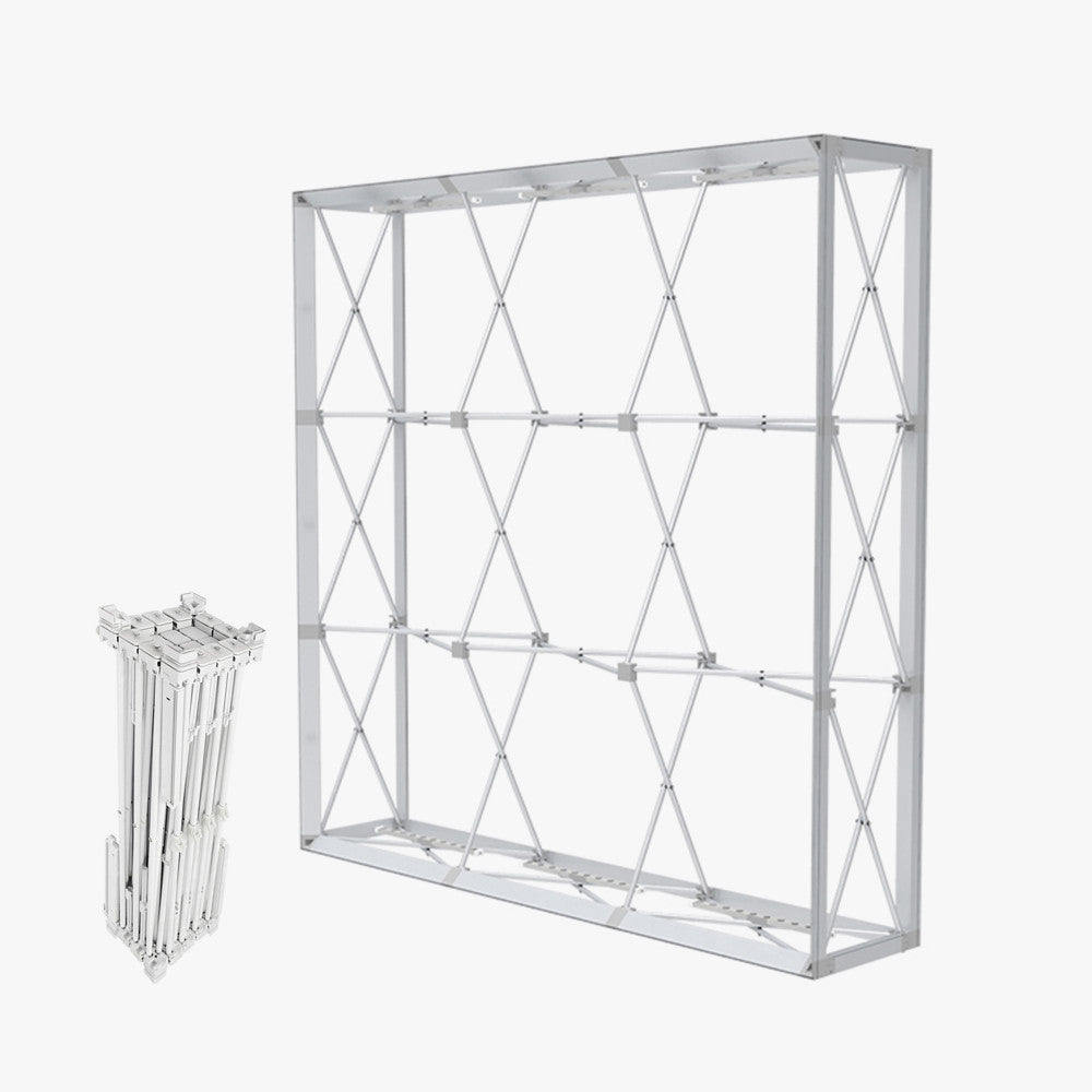8ft SEG Backlit Popup Display – Illuminated Trade Show Wall