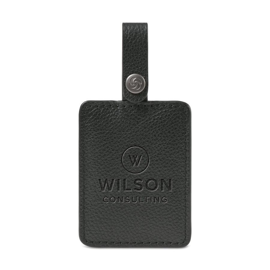 Samsonite Leather Bag Tag