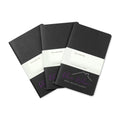 Moleskine® Large Cahier 3-Pack - Black | Custom Branded | Lemon Print