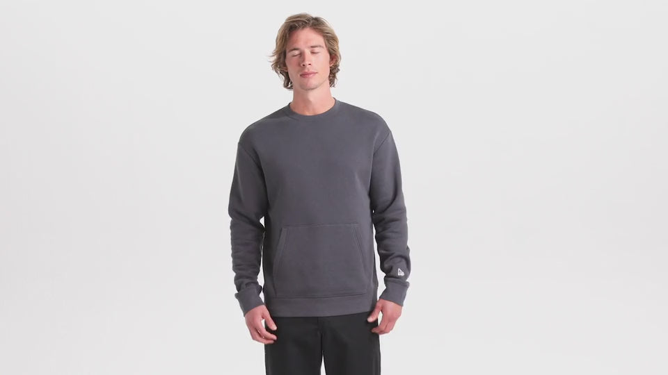 NEA527 New Era® Heritage Fleece Pocket Crew
