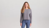 LNEA514 New Era® Women's Tri-Blend Fleece Crop Crew