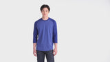 NEA104 New Era® Heritage Blend 3/4-Sleeve Baseball Raglan Tee