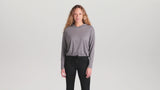LNEA229 New Era® Women's Power Long Sleeve Hoodie