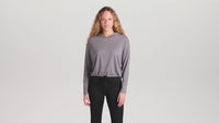 LNEA229 New Era® Women's Power Long Sleeve Hoodie