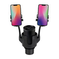 iLive™ Cup Holder with Dual Mobile Phone Mount