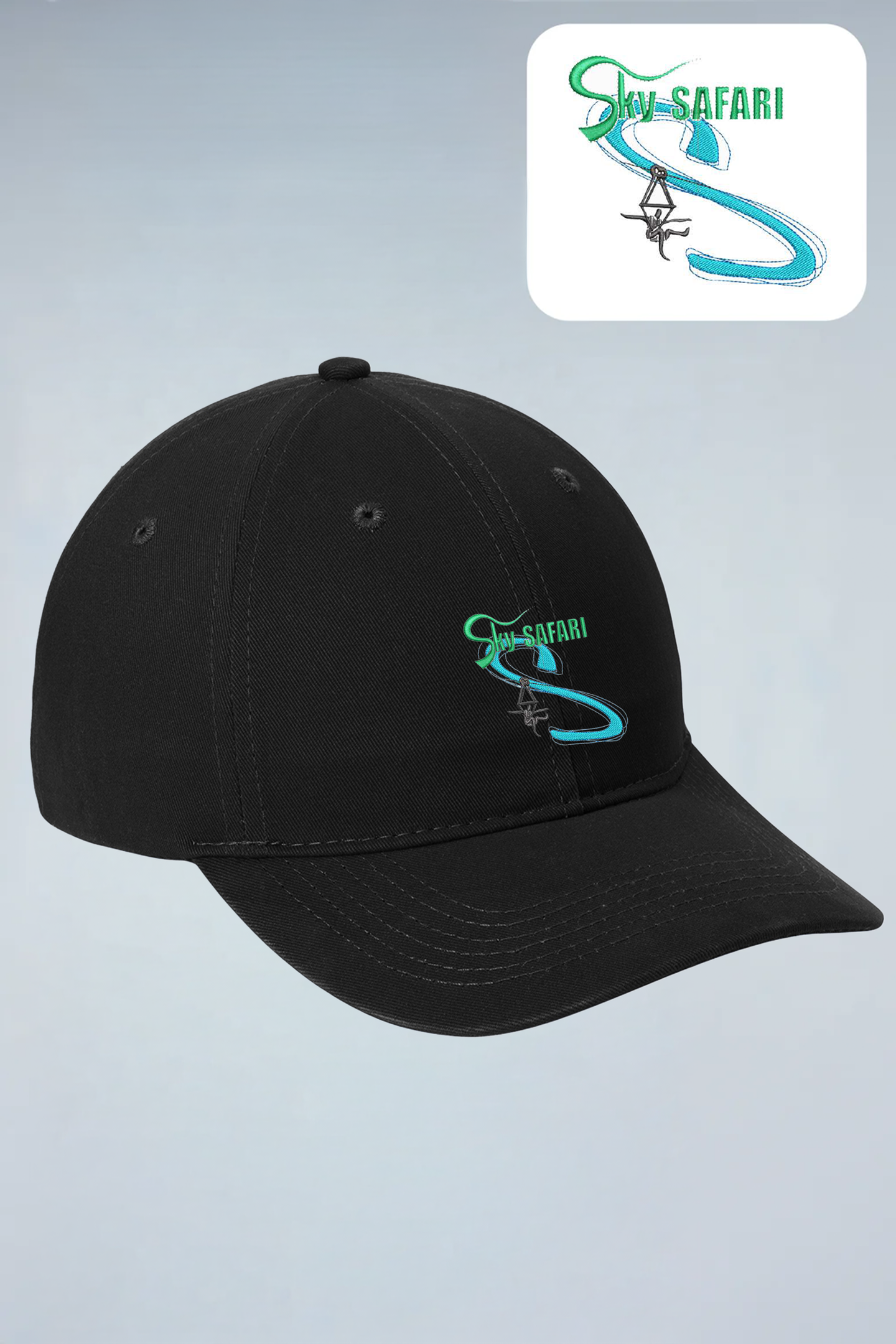 Sky Safari - Port Authority ®  Brushed Twill Low Profile Cap