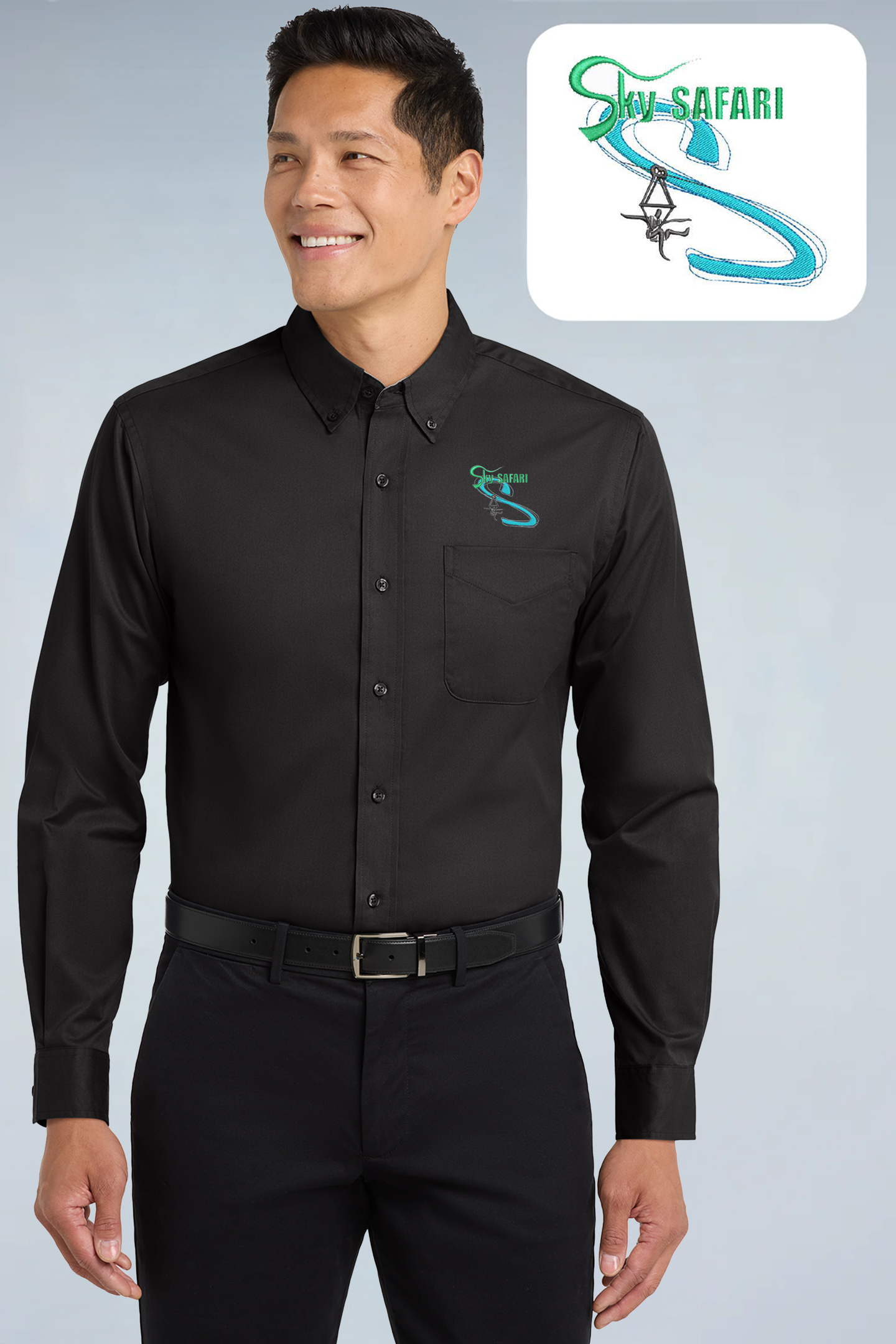 Sky Safari - Port Authority ®  Long Sleeve Easy Care Shirt S608
