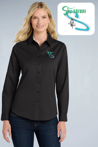 Sky Safari - Port Authority ®  Women's Long Sleeve Easy Care Shirt.  L608