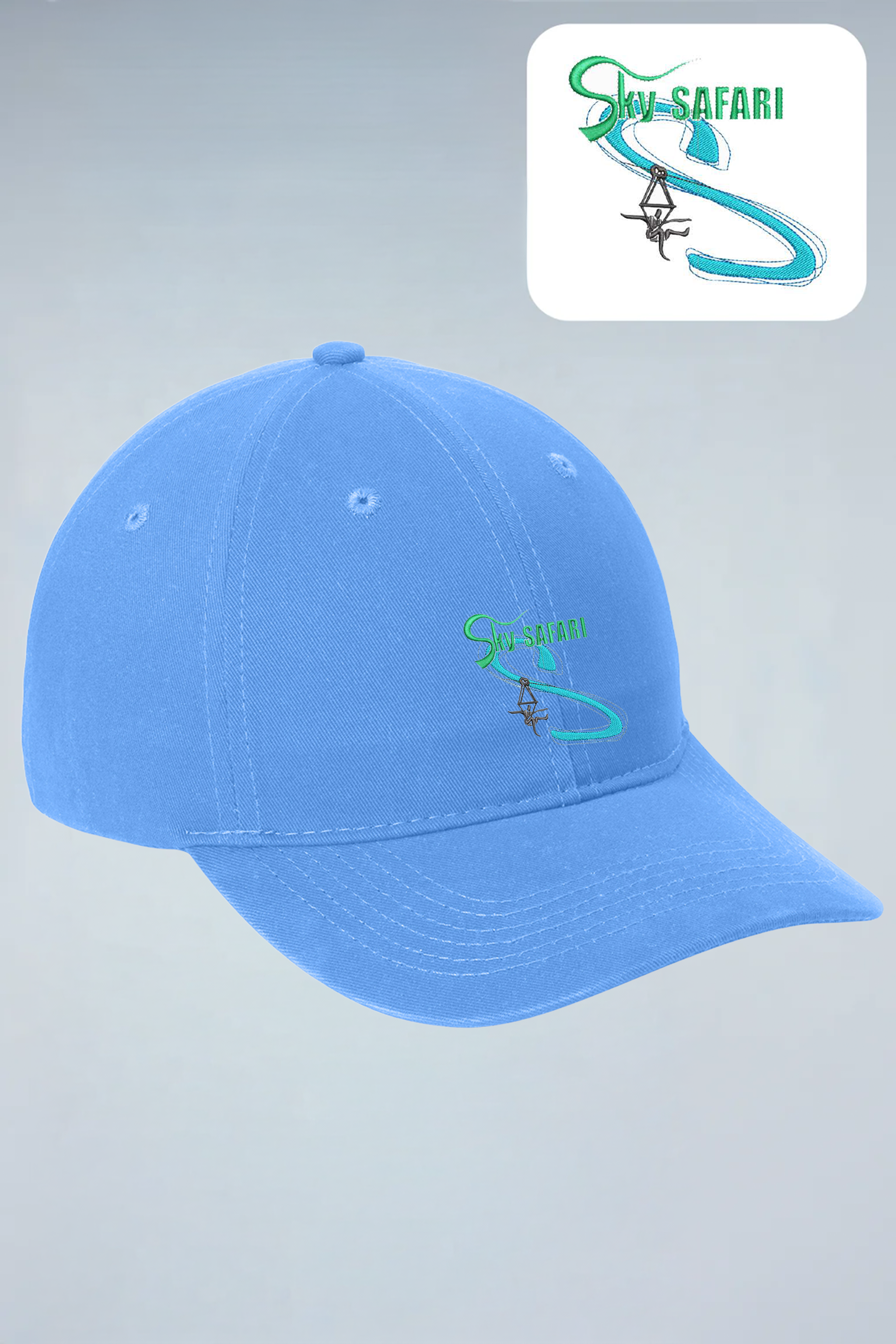 Sky Safari - Port Authority ®  Brushed Twill Low Profile Cap