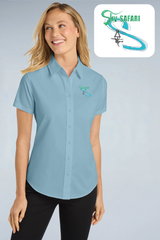 Sky Safari - Port Authority ®  Women's Short Sleeve Easy Care  Shirt.  L508