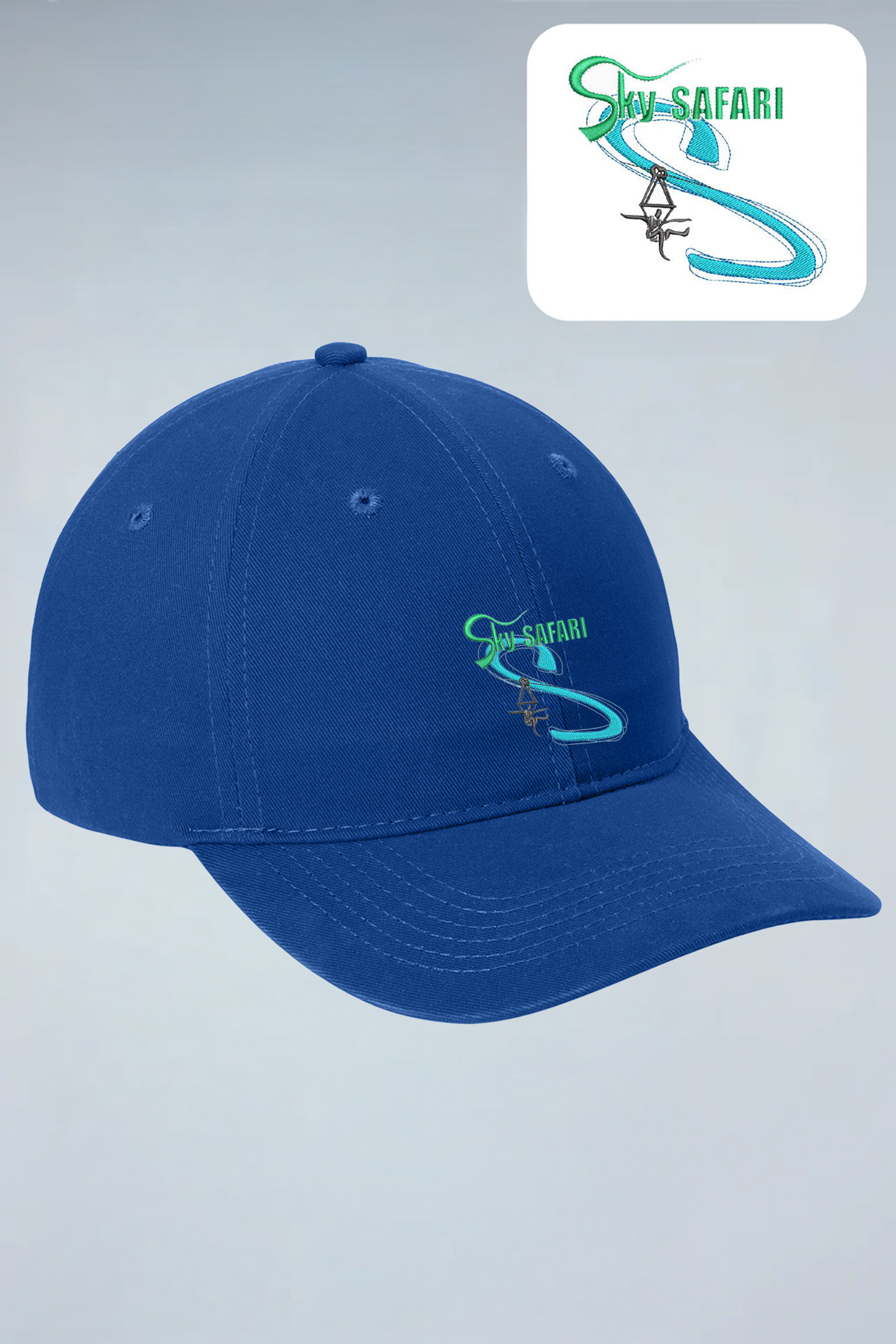 Sky Safari - Port Authority ®  Brushed Twill Low Profile Cap