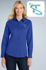 Sky Safari - Port Authority ®  Women's Long Sleeve Easy Care Shirt.  L608