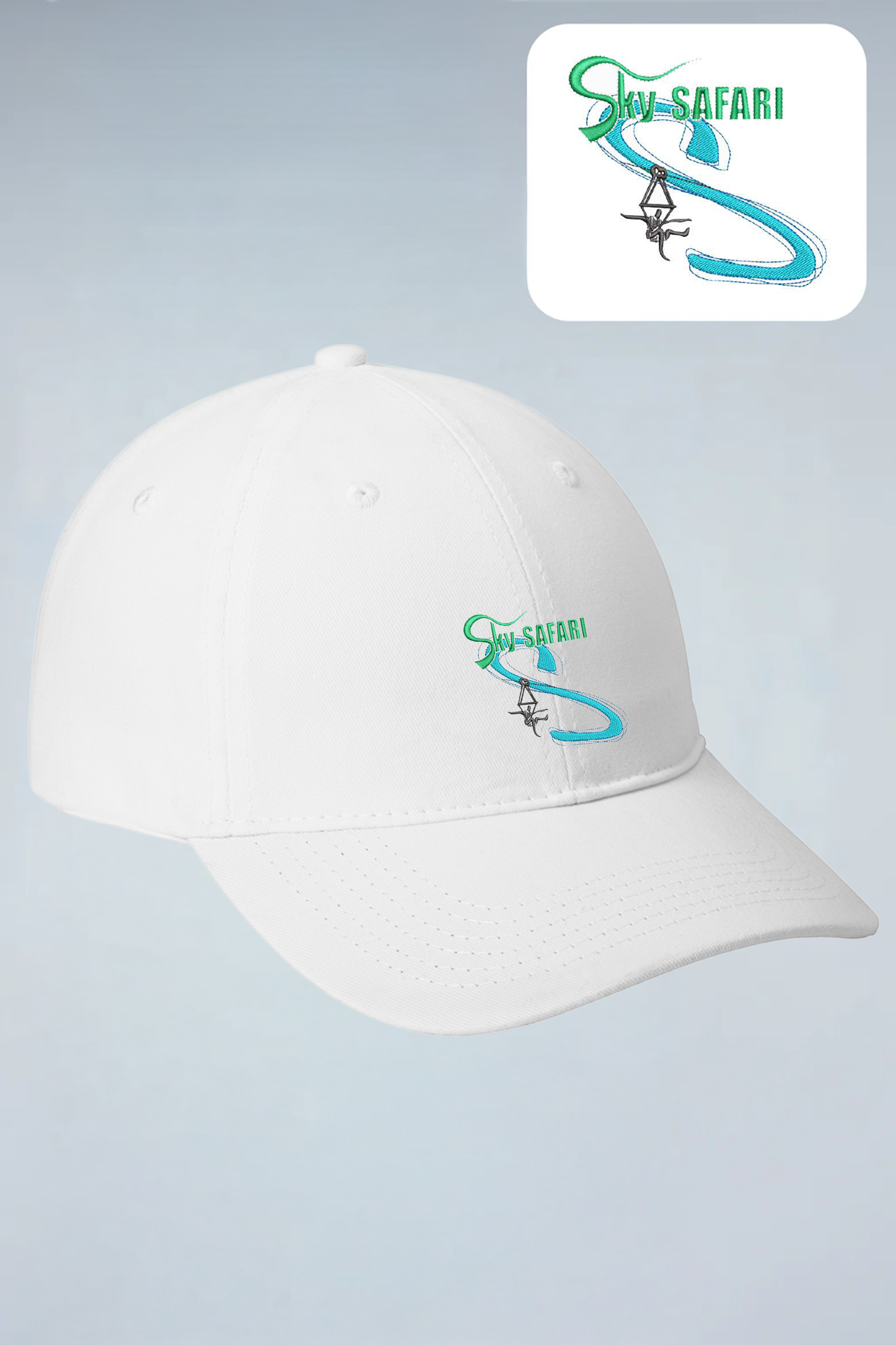 Sky Safari - Port Authority ®  Brushed Twill Low Profile Cap