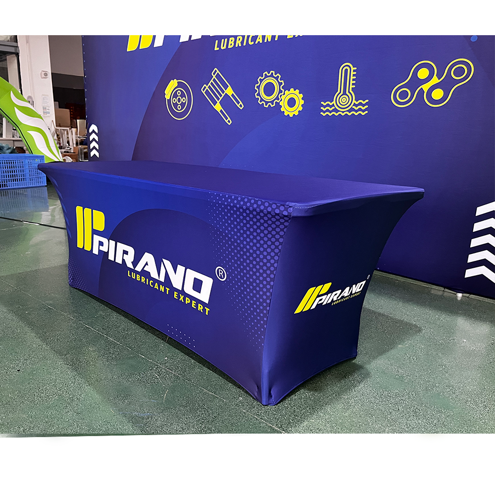 6ft Custom Printed Fitted Stretch Table Cover
