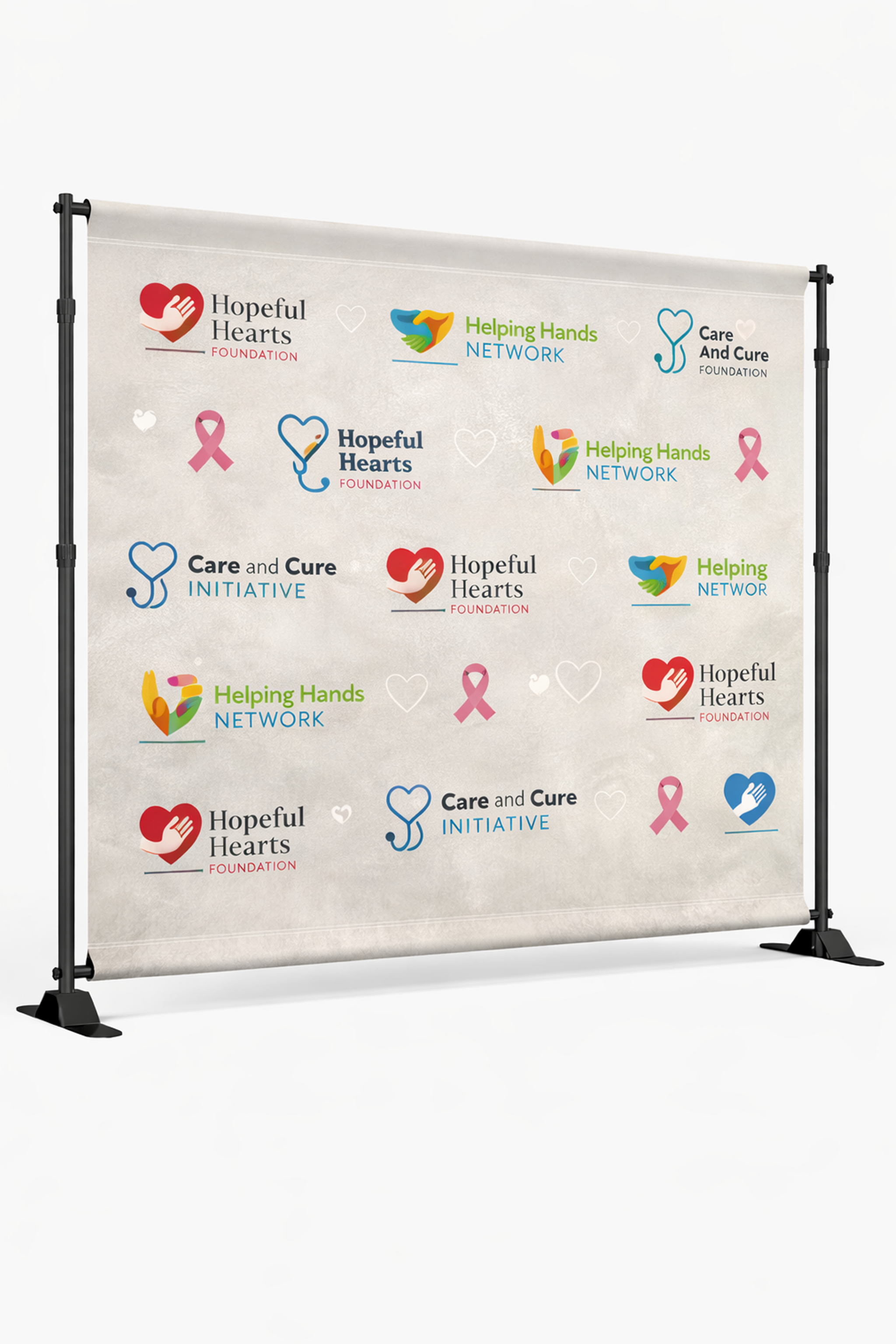 Step and Repeat Backdrop Display