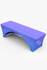 8ft Custom Printed Fitted Stretch Table Cover