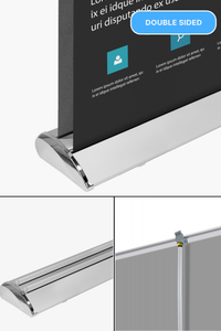 Deluxe Retractable Roll-Up Banner Stand - The Lemon Print & Design Studio 