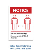 Social Distancing Decals - The Lemon Print & Design Studio 