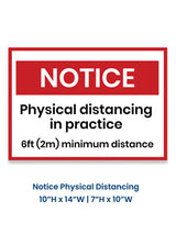 Social Distancing Decals - The Lemon Print & Design Studio 