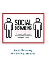 Social Distancing Decals - The Lemon Print & Design Studio 