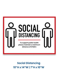 Social Distancing Decals - The Lemon Print & Design Studio 