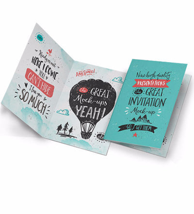 Standard Folded Greeting Cards 5'' x 7'' - The Lemon Print & Design Studio 