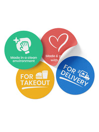 Food & Delivery Decals - The Lemon Print & Design Studio 