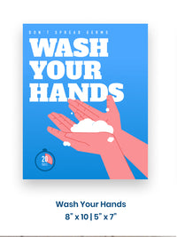 Health & Hygiene Decals - The Lemon Print & Design Studio 